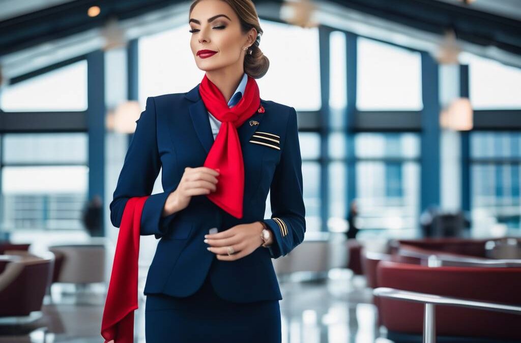 Eleganckie wiązanie apaszki jak u stewardessy – tajniki stylizacji